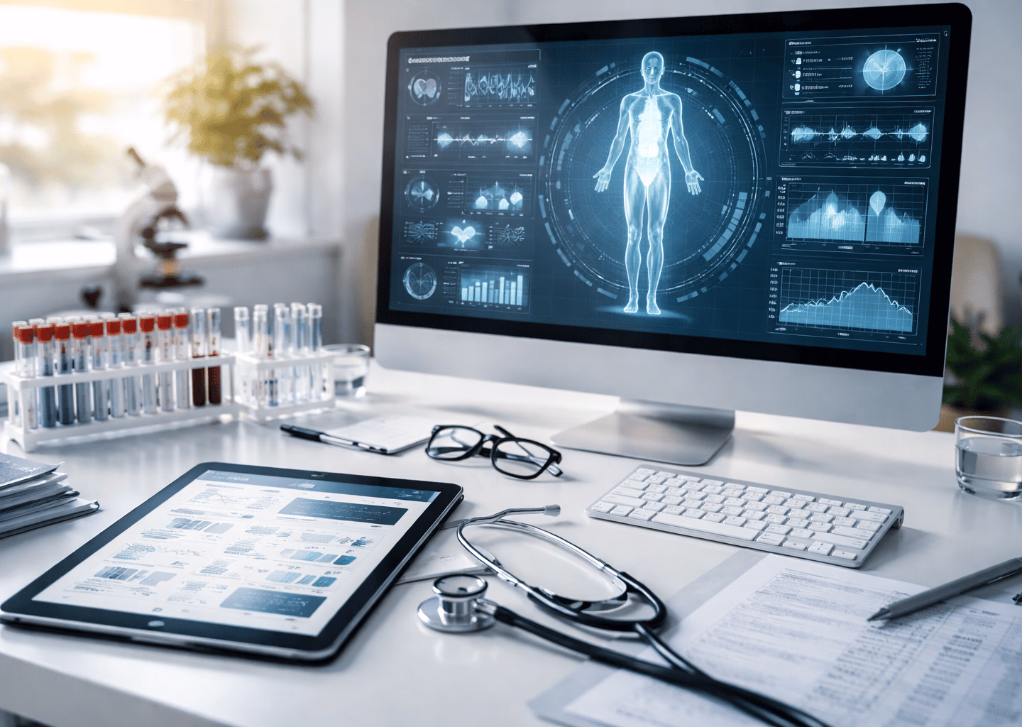 Gesundheitsdiagnostik mit Körperanalyse und Laborwerten